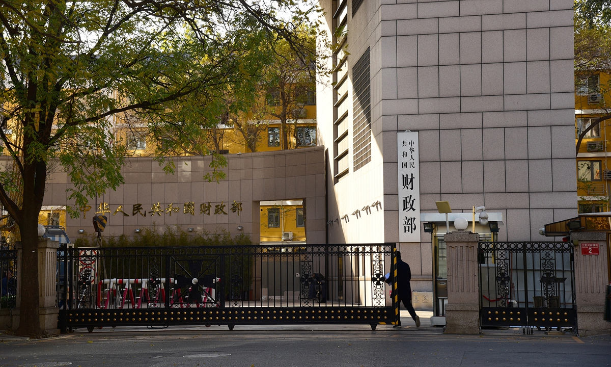 Ministry of Finance in Beijing Photo: VCG