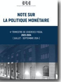 Haiti – Economy : Monetary Policy Note 4th quarter of the 2023-2024 fiscal year